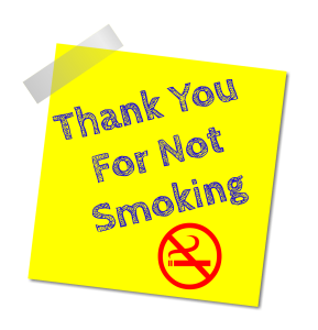 Благодаря ви, че не пушите
