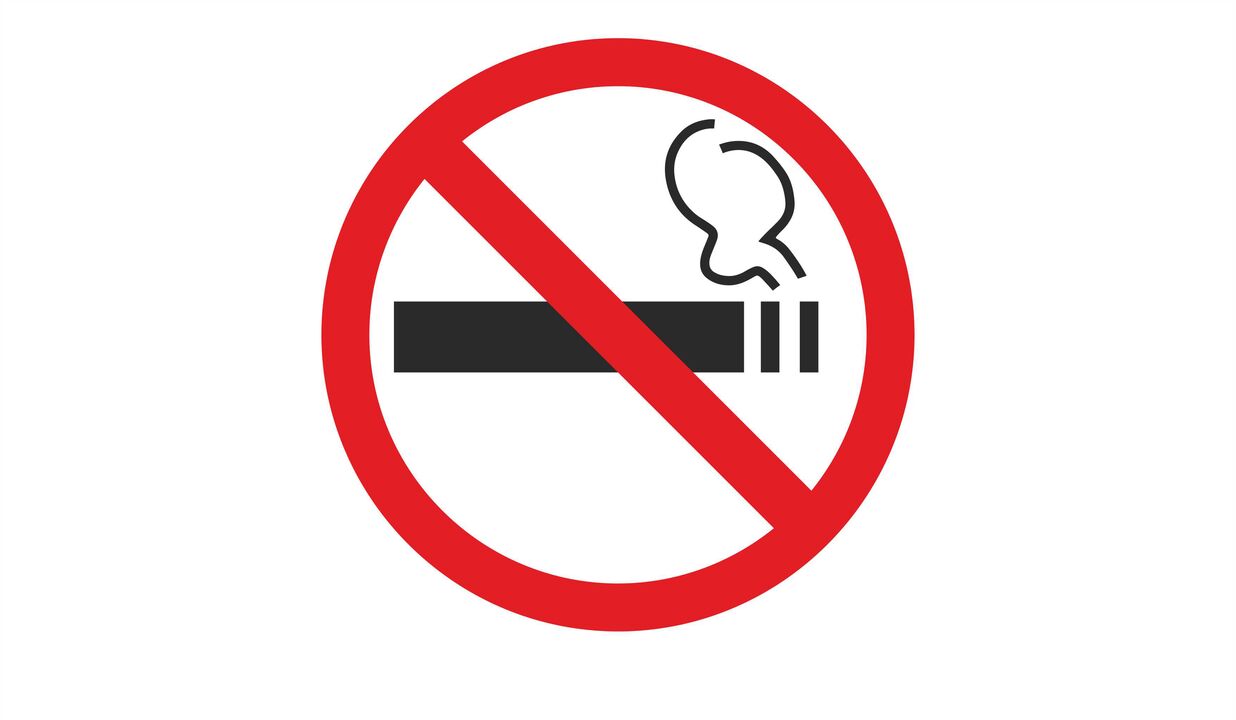 забрана за пушене на цигари